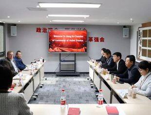 【湖北苏商】德国富尔达应用科学大学和武汉理工大学社会工作学专家到商会调研交流
