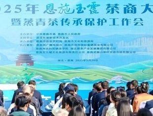 【湖北苏商】商会轮值会长应邀参加润邦茶业20周年庆典