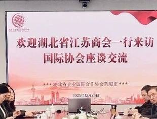 【苏悦荟】互通互鉴 携手共赢 探索海外合作新机遇——湖北省江苏商会轮值班子一行走访湖北省企业国际合作协会