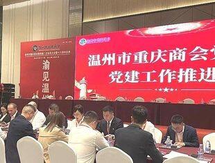 温州市重庆商会党支部召开党建工作推进会