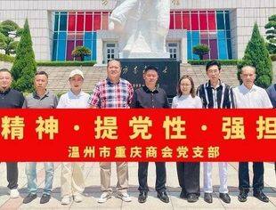 学精神·提党性·强担当|温州市重庆商会开展党日活动