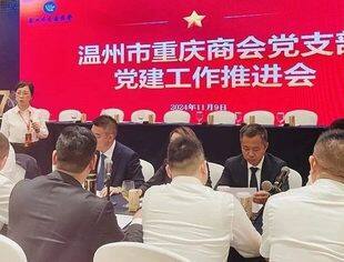 温州市重庆商会党支部召开党建工作推进会