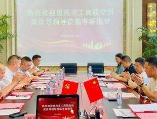 重庆市工商联党组成员等领导莅临温州市重庆商会考察指导