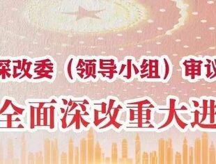 学习进行时丨从中央深改委（领导小组）审议的文件看全面深改重大进程