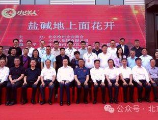 要闻|盐碱地上面花开—北京沧州企业商会乡村振兴产业基地落户小洋人集团