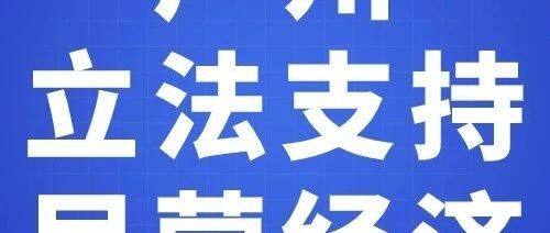广州发布《广州市支持民营经济发展条例》 立法支持民营经济发展壮大