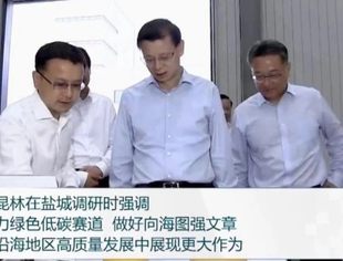 江苏省领导调研商会副会长单位亨通集团海洋能源产业发展