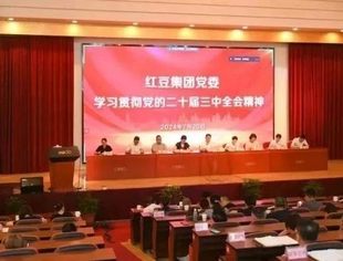 商会会长单位红豆集团党委召开学习贯彻党的二十届三中全会精神大会
