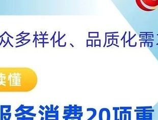 一图读懂促进服务消费20项重点任务