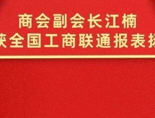 商会副会长江楠获全国工商联通报表扬