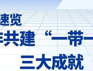 一图速览中非共建“一带一路”三大成就