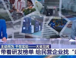浙江：带着研发榜单 给民营企业找“亲家”