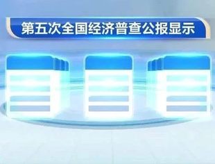 第五次全国经济普查结果公布