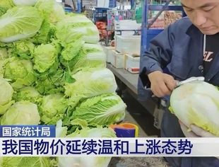 物价温和回升态势没有改变