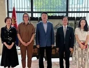会领导动态丨商会监事长黄锦辉等一行拜访中国驻塞尔维亚大使馆经商处鲍顺青参赞