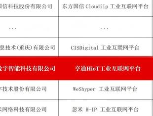 会员风采丨商会副会长单位亨通HioT平台连续登榜国家级“双跨”工业互联网平台
