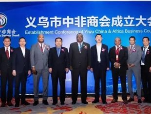 助力浙非合作前行 义乌市中非商会成立