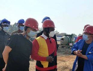【会员动态】安哥拉万博省副书记一行中鼎国际承建的援安哥拉职业技能培训中心项目现场视察