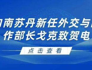 王毅向南苏丹新任外交与国际合作部长戈克致贺电