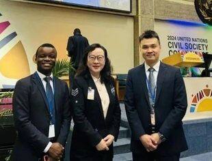 于晓怡副会长出席2024年联合国民间社会会议