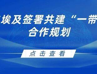 中国与埃及签署共建“一带一路”合作规划