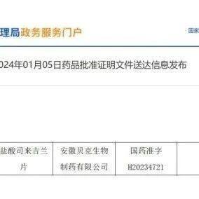 会员动态丨中非民间商会常务会长单位安徽贝克生物制药盐酸司来吉兰片（神启®）获批