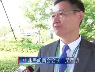 中非民间商会会长吴严明接受金华新闻联播采访