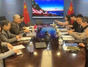 中非民间商会一行拜访中国在非企业社会责任联盟