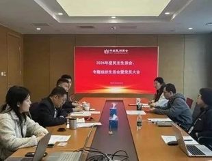 中非民间商会党支部召开组织生活会暨党员大会