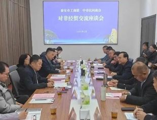 对非经贸交流座谈会在泰安召开