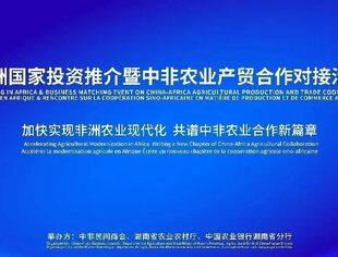 中非经贸博览会｜非洲国家投资推介暨中非农业产贸合作对接活动在长沙成功举办