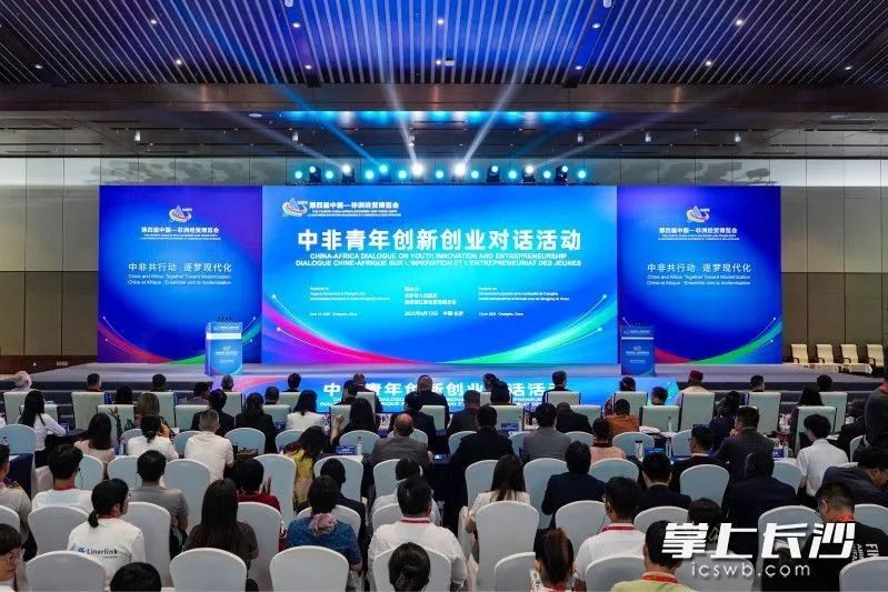 6月13日,以“凝聚创新创业力量 共促中非青年发展”为主题的中非青年创新创业对话活动在长沙举行。 长沙晚报全媒体记者 郭雨滴 摄