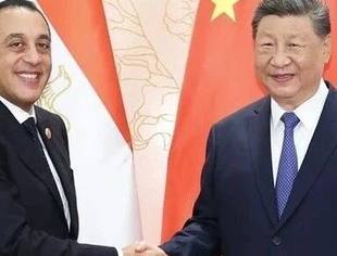 上合组织天津峰会丨习近平会见埃及总理马德布利