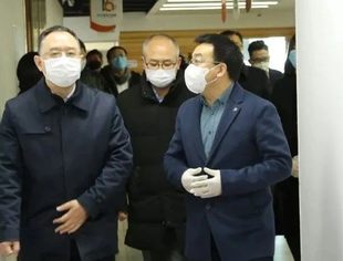 【川商聚焦】天津市副市长金湘军一行领导莅临我会会长王小东企业集翔控股集团视察复工防疫工作