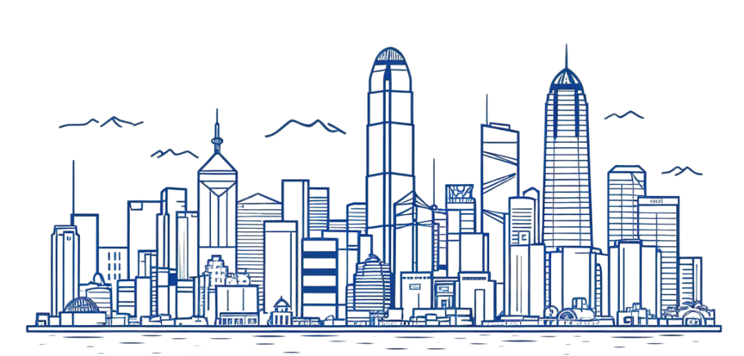 千库网_香港城市景观天际线轮廓涂鸦图_元素编号14138161.png