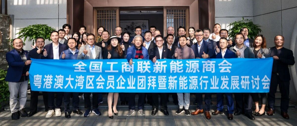 【大湾区团拜】共探粤港澳新能源产业新机遇