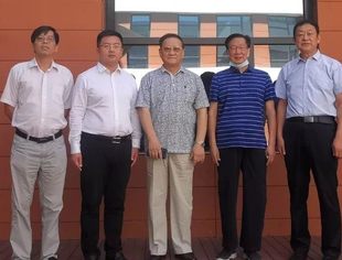 商会名誉会长蔡诗晴、创始会长霍义光到商会指导工作