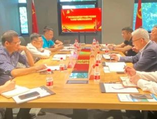 广西壮族自治区南宁市邕宁区区长陶岳彬一行到访商会