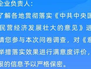 全国工商联关于民营经济31条落实情况调研