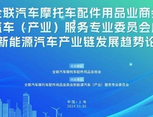 全联汽车摩托车配件用品业商会商会新能源汽车（产业）服务专业委员会成立大会暨新能源汽车产业链发展趋势论坛