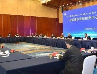 【理事企讯】苏民投董事长黄东峰出席无锡城市发展研究中心工作座谈会