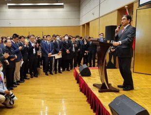 全联并购公会领导受邀出席日中邦交正常化50周年纪念招待会