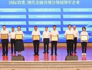 【常务会长单位】富民银行荣获两江新区高端服务业链“领军企业”荣誉称号