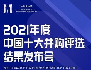 2021年度中国十大并购评选获奖结果梗概