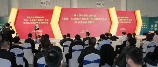 湖北四板金钟在第二届世界大健康博览会上鸣响 首批7家企业集体登陆“楚商·大健康产业板块”