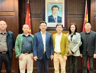 赣州市大余县池江商会一行莅临水北商会交流互鉴，共话商会发展新篇章