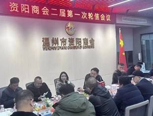 温州市资阳商会轮值工作会议召开,敲定2026年发展布局