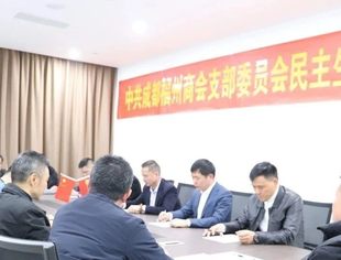 成都福州商会党支部召开民主生活会