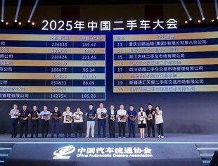 【协会喜讯】热烈祝贺我会会员单位荣登2025年中国二手车大会多项权威榜单！