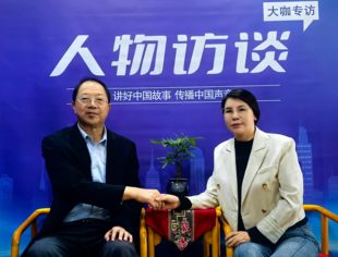 商业品牌工作委员会钱先国会长走访新华卫视 共商品牌传播新路径